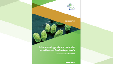 Cover of the report: "Laboratory diagnosis and molecular surveillance of Bordetella pertussis"