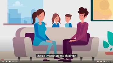 Cover for the video: Get vaccinated!