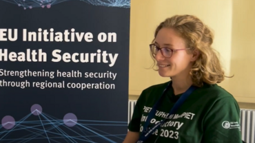 Cover of the video: "Talking about my fellowship - Marta and Sebastian"