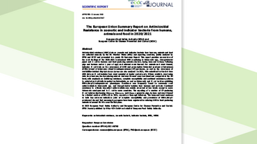 EFSA Summary report on AMR report