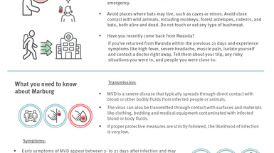 Marburg virus disease poster