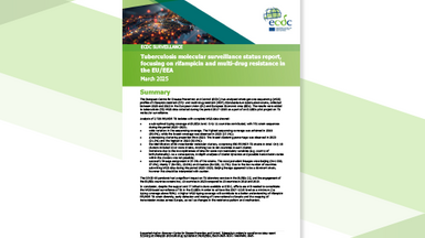 Tuberculosis molecular surveillance status report, focusing on rifampicin and multi-drug resistance in the EU/EEA