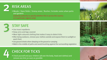 Poster for travellers on ticks and tickborne disease
