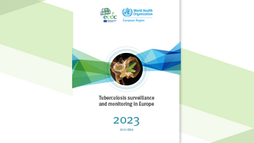 Cover of the report: "Tuberculosis surveillance and monitoring in Europe 2023"