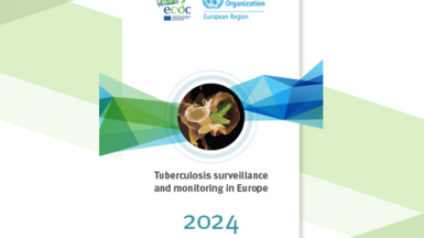 Cover of the report: "Tuberculosis surveillance and monitoring in Europe 2023"
