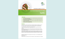 Cover of the AER for syphilis Thumbnail