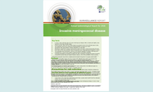 Cover for Invasive meningococcal disease - AER 2016 Thumbnail