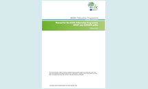 Cover for Manual for the ECDC Fellowship Programme EPIET and EUPHEM paths Thumbnail