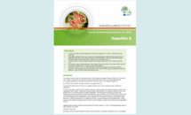 Cover of the hepatitis A AER for 2016 Thumbnail