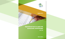 Cover of the report: Operational tool on rapid risk assessment methodology Thumbnail