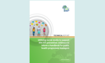 Cover of the report on utilising social media to support HIV/STI prevention Thumbnail