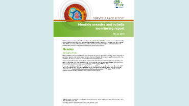 Monthly measles and rubella monitoring report Thumbnail