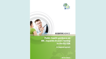 Cover of Public health guidance on HIV, hepatitis B and C testing in the EU/EEA  Thumbnail
