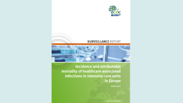 Cover of the surveillance report on Incidence and attributable mortality of healthcare-associated infections in intensive care units in Europe  Thumbnail